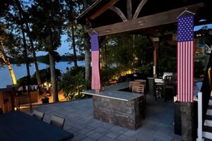 outdoor kitchenette in Lexington SC